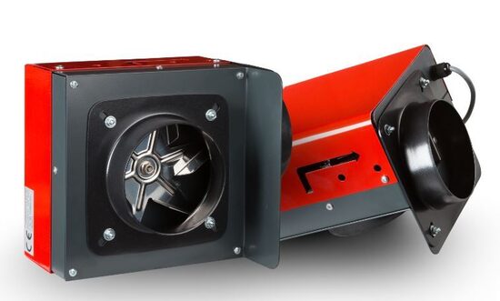 Flue gas fan, straight, for PV 20/30/50